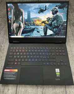 TOP- Gaming laptop HP Omen - i5/16GB/SSD/RTX/RGB