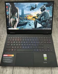 TOP- Herní notebook HP Omen - i5/16GB/SSD/RTX/RGB