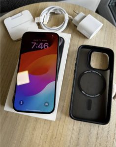 Apple iPhone 15 PRO, 128GB, 100%, černý