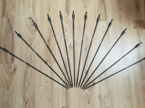 I am selling carbon arrows for a bow - SPIN 350 - set of 12 pcs