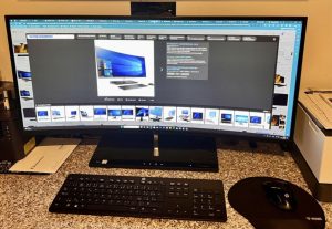 HP EliteOne 1000G2 34 curved display