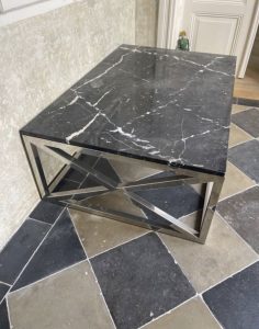 Beautiful table with marble