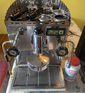 Fiorenzato Bricoletta coffee maker, Fiorenzato T80 grinder