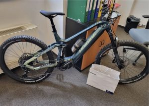 The new Haibike Alltrail 9 full-suspension e-bike
