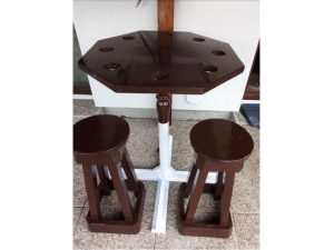 Barovy Stol- Drevený +stoličky
