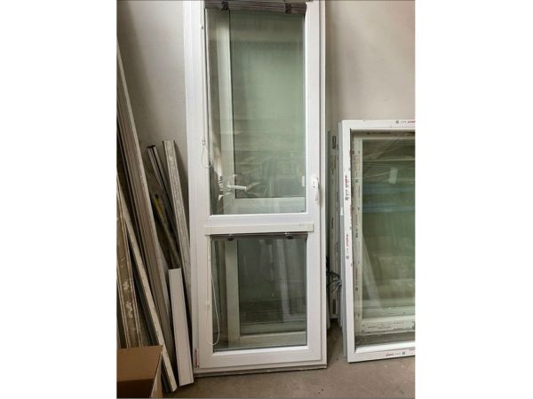 Plastové balkonové dvere,biele