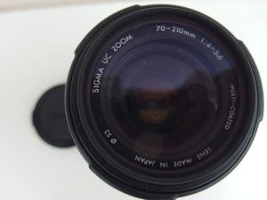 SIGMA uc zOOM-70-210 1:4-5,6 Multi Coated 0-52mm