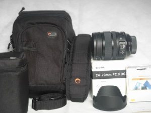 Sigma 24-70mm f/2.8 DG OS HSM Art Nikon +UV + Taška Lowepro
