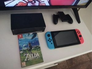 Nintendo Switch + Zelda - málo používané