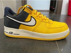 Nike Air Force 1 Yellow/Navy