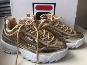 DAMSKE TENISKY FILA DISRUPTOR WMN GOLD EU39