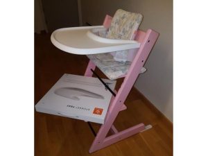 Stokke Tripp Trapp soft pink stolička