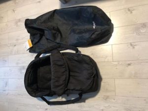 HAUCK 2 in 1 Carrycot Black vanička/fusak