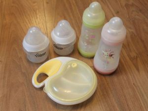Detské fľaše, dojčenská misa