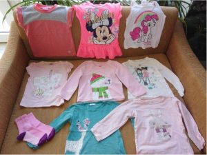 Balík oblečenia pre 3 - 4 ročne dievčatko