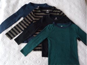Džersejové tričká 4 ks H&M 110-116