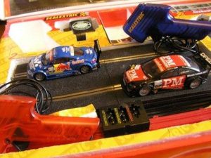 Autodráha Scalextric + doplnkové diely + Š.Octavia