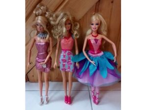 Bábiky Barbie 3ks
