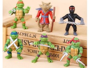 6 kusov balík postavičky Ninja korytnačky