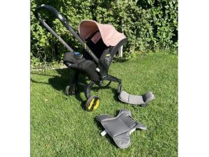 Vajíčko na kolieskach Doona Plus Blush Pink