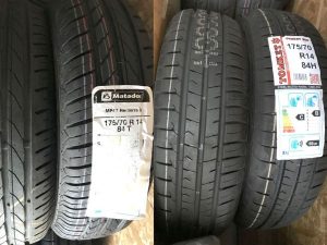 NOVÉ letné pneumatiky 175/70 R14