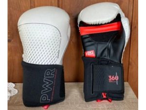 BOXERSKÉ RUKAVICE 500 ERGO SIVÉ OUTSHOCK 14oz