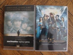 PC DVD filmy Piráti z karibiku a zachránte vojína