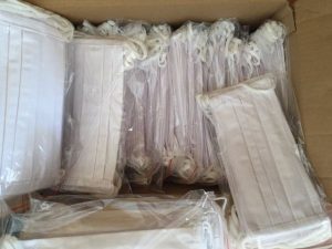 Ochranné textilné ruška- bavlnené ruško výpredaj