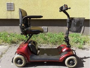 Elektrický invalidný vozík, skúter