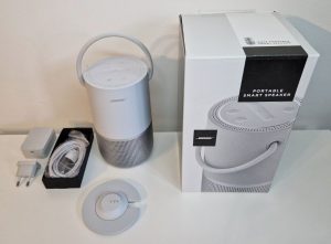 Bose portable speaker, extra dock, warranty