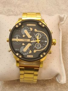 Diesel solid gold watch