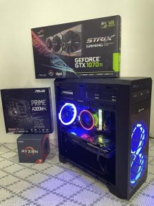 AKCIA Herný PC GTX 1070TI 8GB/16GB HyperX RGB/Ryze