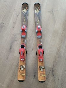 Children's skis and ski boots