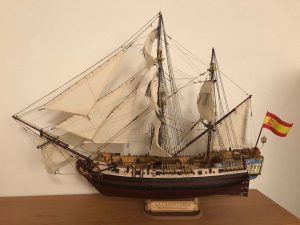 I will sell a realistic model of a sailboat