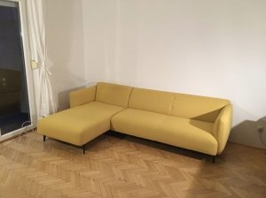 Bonami sofa with chaise longue on the left side