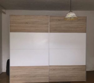 Wardrobe with sliding doors