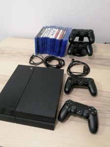 Playstation 4 with accessories