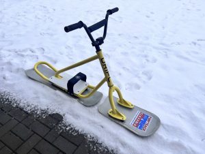 Aluminum snowscoot