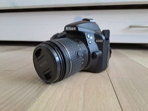 Nikon D3400 + lens 18-55 AF-P DX + bag