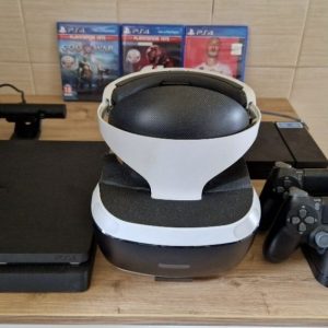PS4 SLIM 1TB+VR+KAMERA+2xJoystick