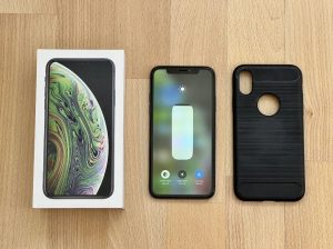 iPhone XS 64GB Space Gray, krabička nabíjačka kryt