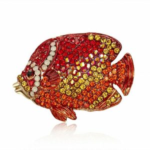 Brooch - Red-fish