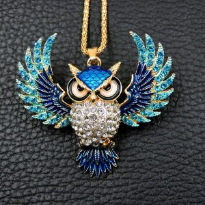 Hooty Owl Necklace by Betsey Johnson