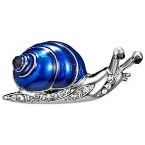 Brooch - Speedy the Blue Snail