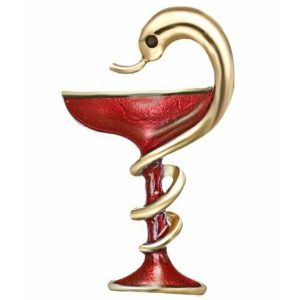 Brooch - Red Healing Chalice