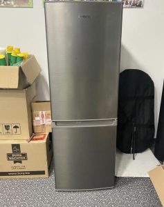 Refrigerator with freezer Goddess RCE0142GX9E stainless steel