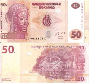 Konžský frank - 50