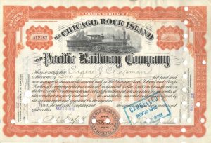 The Chicago Rock Island and Pacific Railway Company Certificate