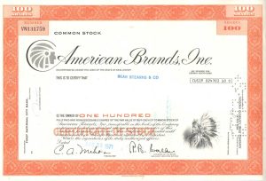 American Brands Inc Certificate