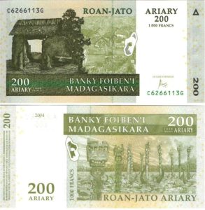 Madagaskarský ariary 200